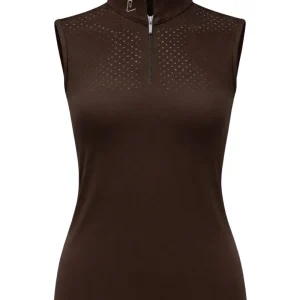 Funktionsshirt Star Gold Young Riders Sleeveless perforiert - Brown