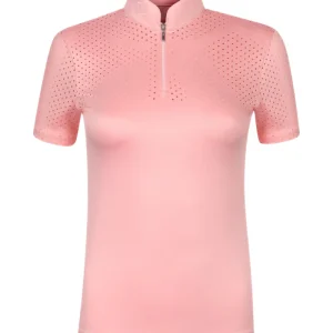 Funktionsshirt Star Gold Young Riders Kurzarm perforiert - Candy Pink