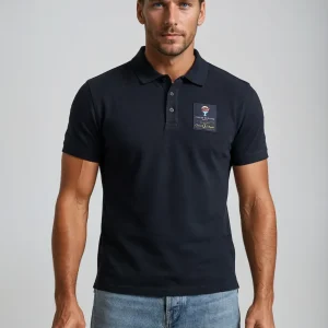 Charles Lindgren® – Poloshirt „Jugo“ Marineblau