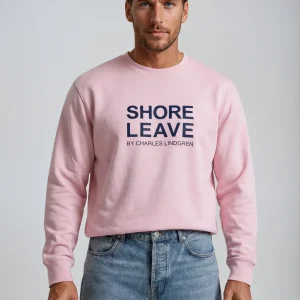 Charles Lindgren® – Herren & Unisex Sweatshirt „Shore Leave“ in Rosa